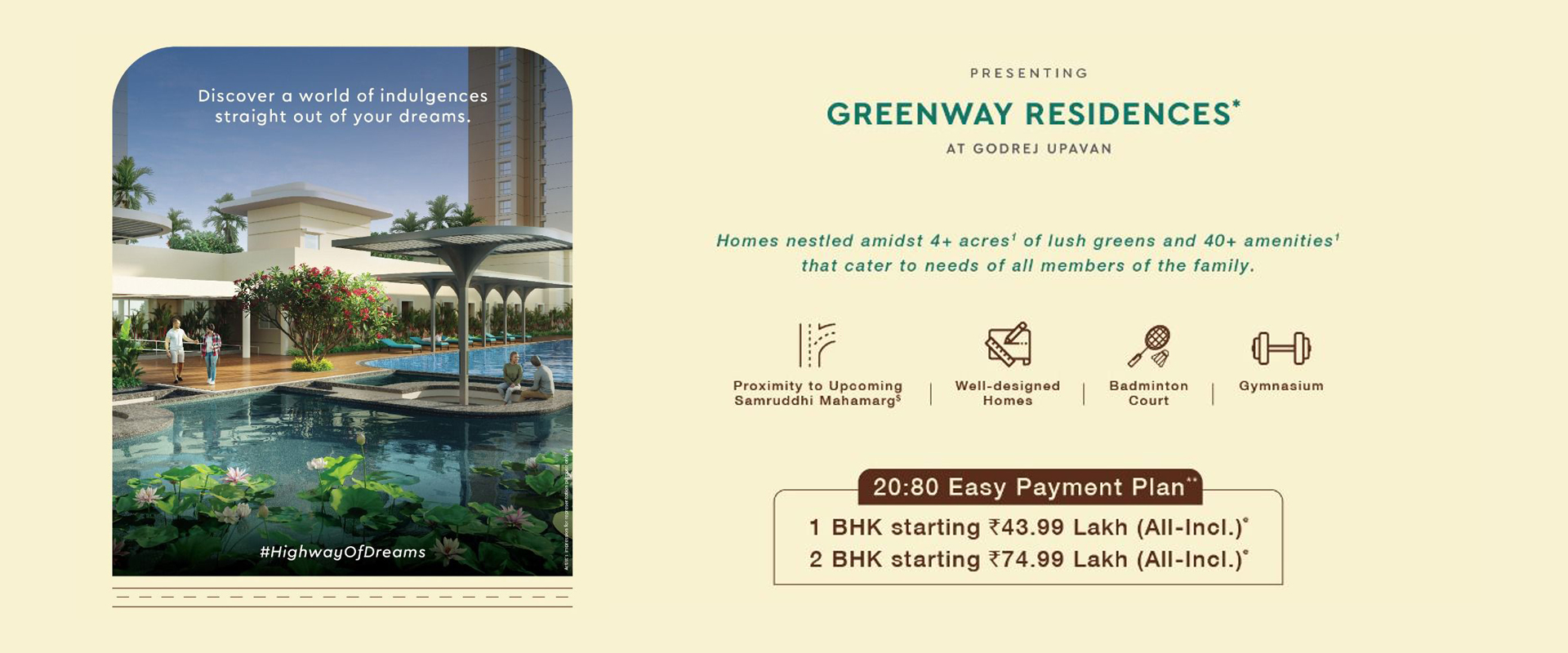 Godrej Upavan Flat Price in Thane