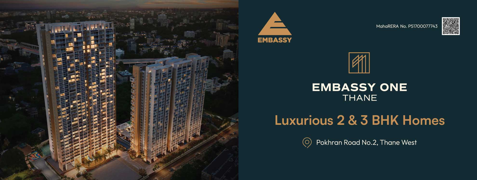 Embassy One Thane Pokhran Road 2 | Luxury Flats in Thane