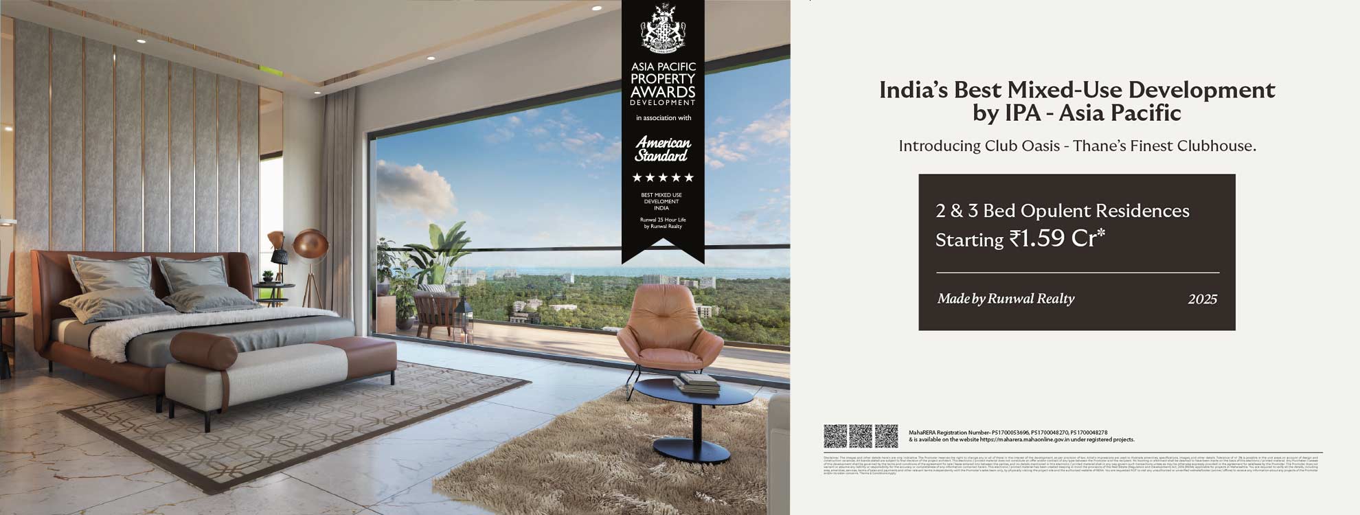 Runwal 25 Hour Life  50+ Amenities, Prime Location